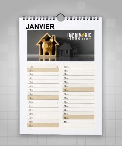 Calendrier mural avec création
