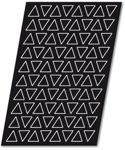 FLEXIPAN 60X40 TRIANGLES 45X45