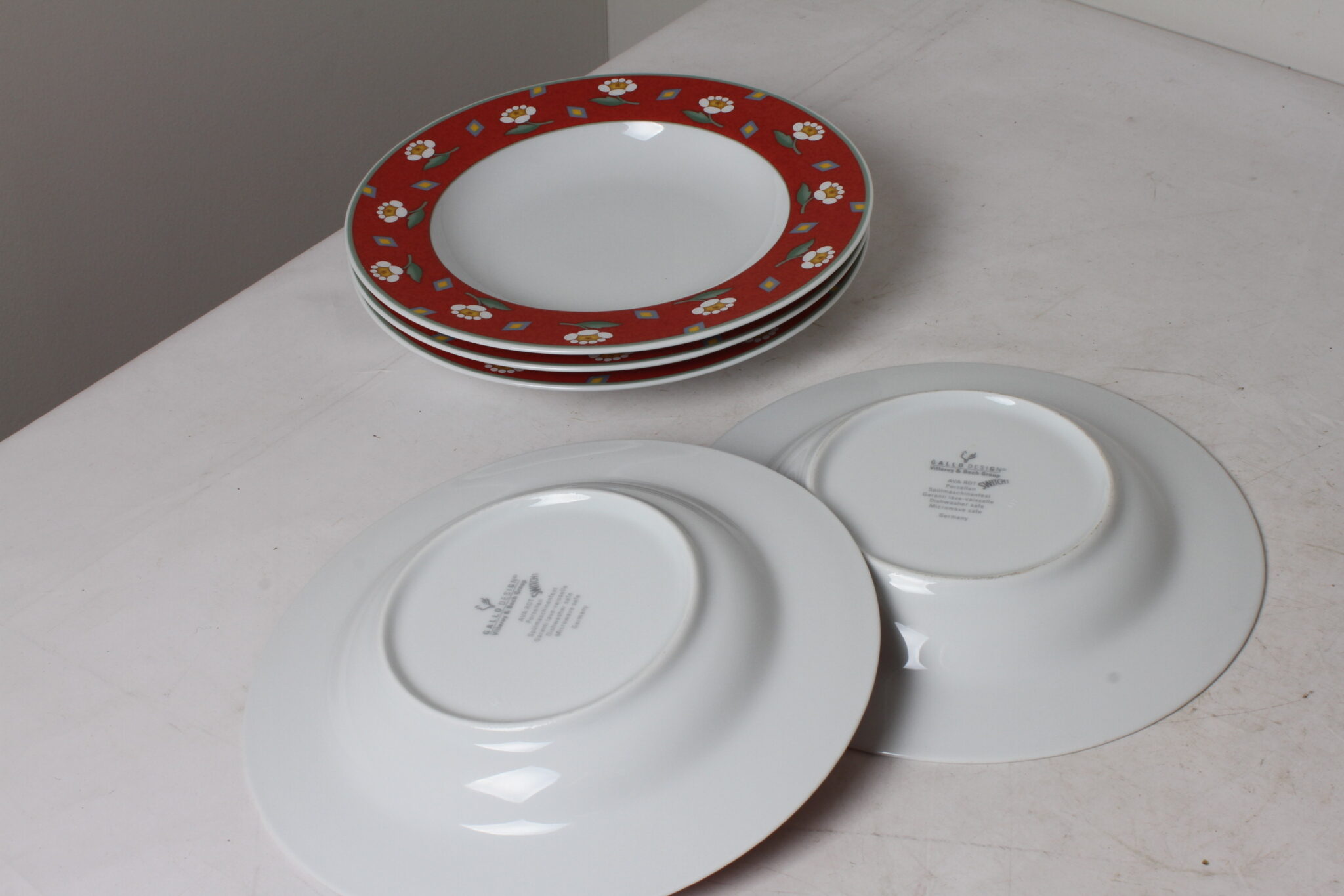 5 assiettes Villeroy et Boch – Gallo Design – Image 5