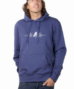 SWEAT HOMME : cycliste battements de coeur