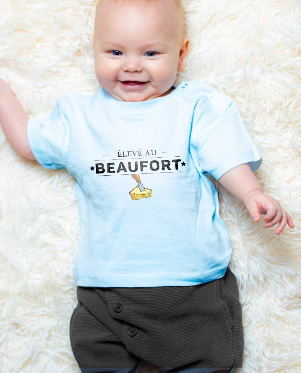 T SHIRT BEBE : Elevé au Beaufort – Image 2