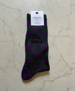 Chaussettes Damier Casse Couille, Félicie Aussi
