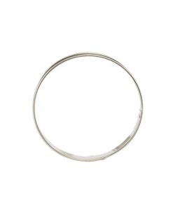 LOT 6 CERCLES A TARTE INOX 75