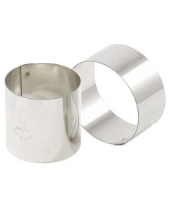 4 NONNETTES INOX D55 H40MM
