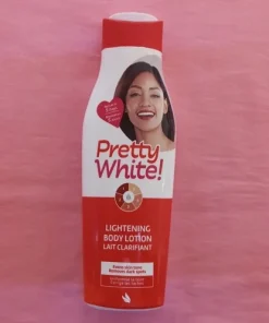 Lait clarifiant PRETTY WHITE uniformise le teint et corrige les taches resultat en 5 jours