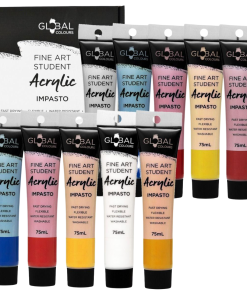Coffret Peinture Acrylique – 10 Tubes de 75 ml