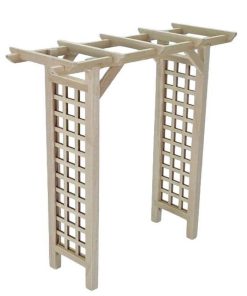 Pergola en bois brut