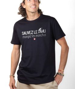 T-SHIRT HOMME : Sauvez le dahu mangez les monchus