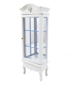 Vitrine une porte  ouvrante – Blanche