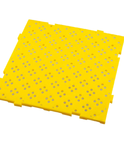 Caillebotis HACCP 50 x 50 cm. épaisseur 22 mm – jaune