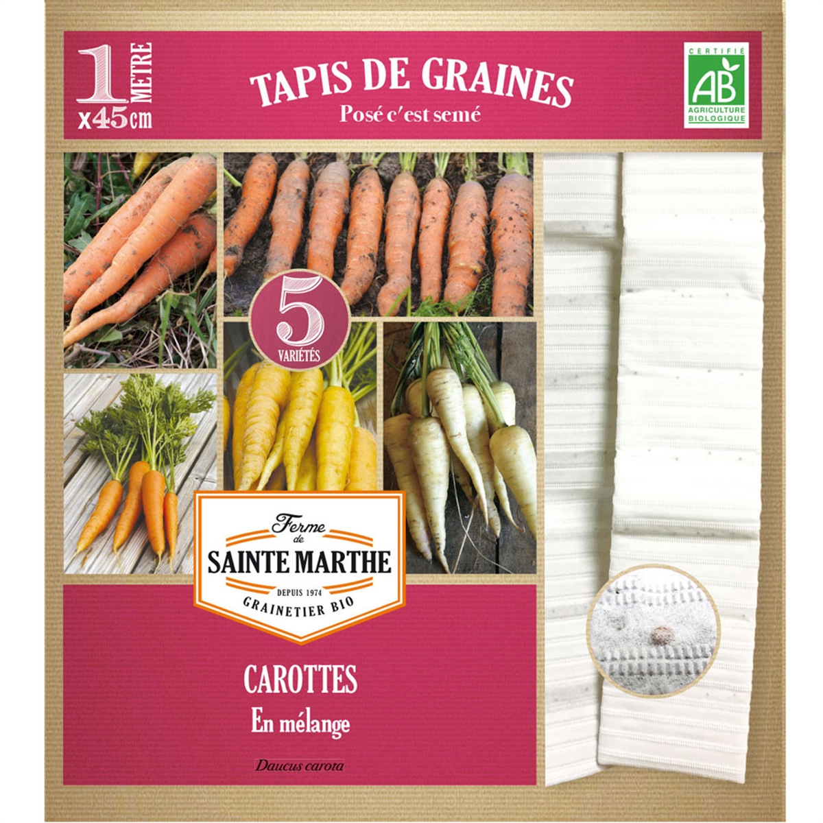 TAPIS DE CAROTTES 5 VARIÉTÉS AB – Image 2