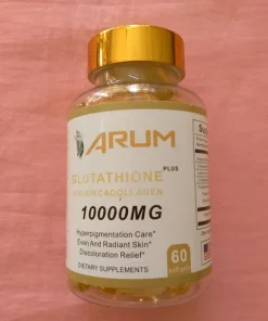 Complément alimentaire ARUM GLUTATATHION plus vitamine C et collagène 10000MG