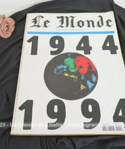 Ancienne revue cinquantenaire Le Monde 1944-1994