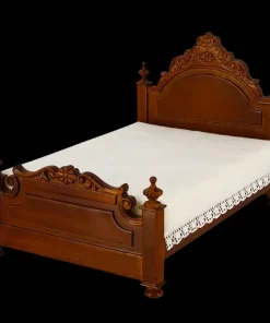 Lit style  » Louis Philippe  » – Matelas dentelles