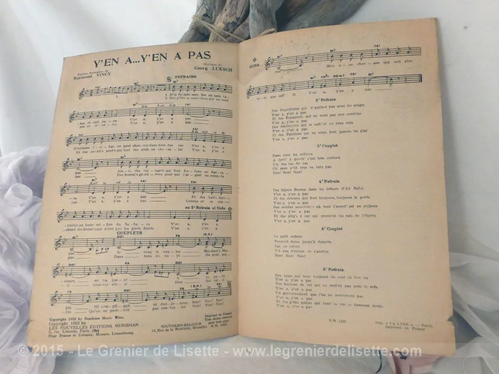 Ancienne partition « Y’en a, y’en a pas » – Image 4