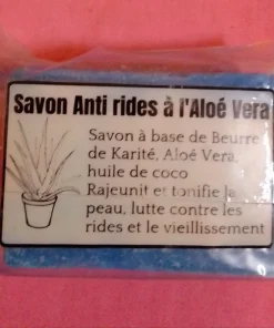 Savon anti rides à l&rsquo;aloé vera FASO COSMETIQUE