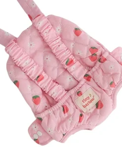 Porte-bébé pour Poupée – Imprimé Fraise | Tiny Harlow