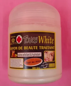 Savon de beauté traitant TOUCH WHITE soins exfoliant et hydratant