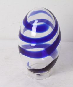 Sculpture oeuf en verre