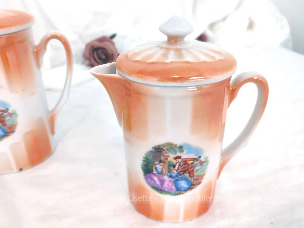 Lot avec couvercle 3 pichets et 2 pots vintages – Image 7