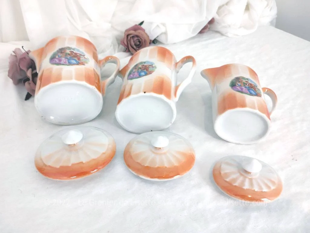 Lot avec couvercle 3 pichets et 2 pots vintages – Image 6