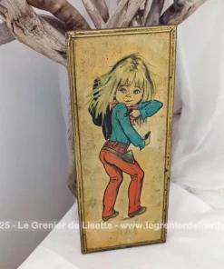 Copie dessin Idylle Falconi Cow-girl cadre seventies