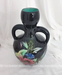 Superbe vase à double anses Monaco Monacera années 60