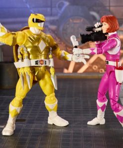 Power Rangers X Teenage Mutant Ninja Turtles LIghtning Collection Morphed Michelangelo and April