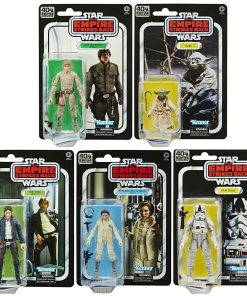 Star Wars 40th Anniversary Black Series Wave 1 Set of 5 Empire Strikes Back Action Figures