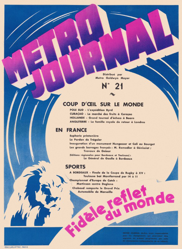Affiche – METRO JOURNAL – 60x80cm – Image 2