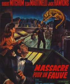 Affiche –  MASSACRE POUR UN FAUVE – 120x160cm