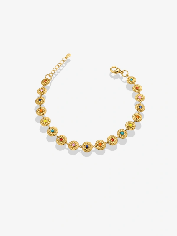 Chaîne de cheville multicolore – Image 3