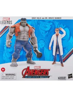 Marvel Legends Avengers 60th Anniversary Gray Hulk and Bruce Banner 2 Pack