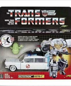 Transformers Ghostbusters Crossover Ectotron Ecto 1 Figure ( G1 Style Box 1st Release )