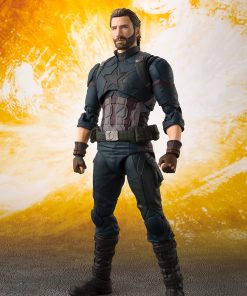 S.H Figuarts Avengers Infinity War Captain America and Tamashii Effect DLX Set